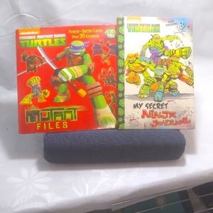 Two teenage mutant Ninja turtle and a teenage Ninja turtle diary book hard case